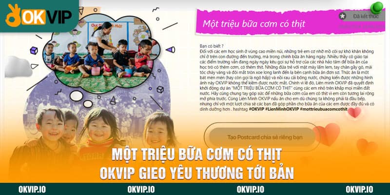 Một Triệu Bữa Cơm Có Thịt – OKVIP Gieo Yêu Thương Tới Bản - hình ảnh - jvggcbyzf.top Một Triệu Bữa Cơm Có Thịt – OKVIP Gieo Yêu Thương Tới Bản - hình ảnh - jvggcbyzf.top
